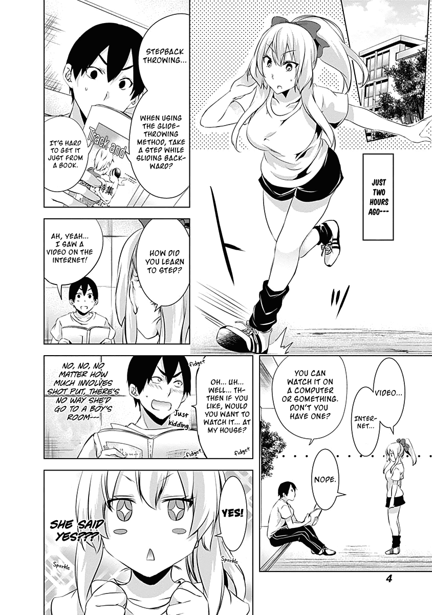 Yuizaki-san ha Nageru! Chapter 51 page 8 - Chapter 51: Yuizaki-san and the New Throwing Method.