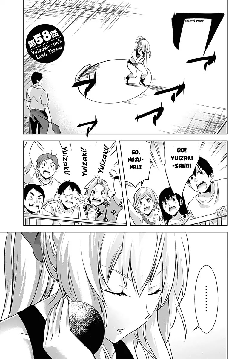Yuizaki-san ha Nageru! Chapter 58 page 3 - Chapter 58: Yuizaki-san's Last Throw