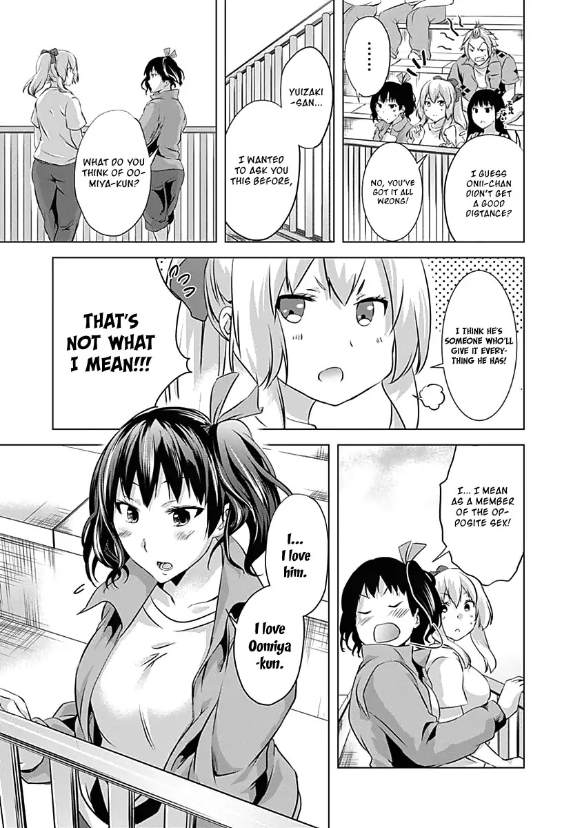Yuizaki-san ha Nageru! Chapter 60 page 11 - Chapter 60: Oomiya-kun and Yoshino-kun's All Out