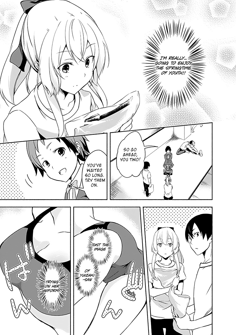 Yuizaki-san ha Nageru! Chapter 7 page 5 - Chapter 7: Yuizaki-san Puts On a Uniform.