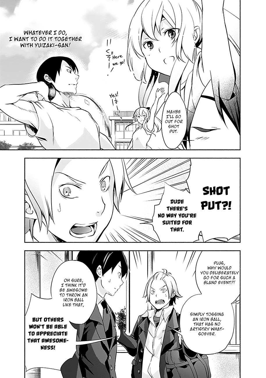 Yuizaki-san ha Nageru! Chapter 9 page 6 - Chapter 9: Oomiya-kun Throws A Shot