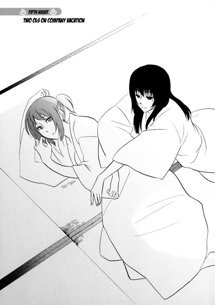 Yukemuri Sanctuary Chapter 5 page 1 - Chapter 5 : Two OLs on Company Vacation