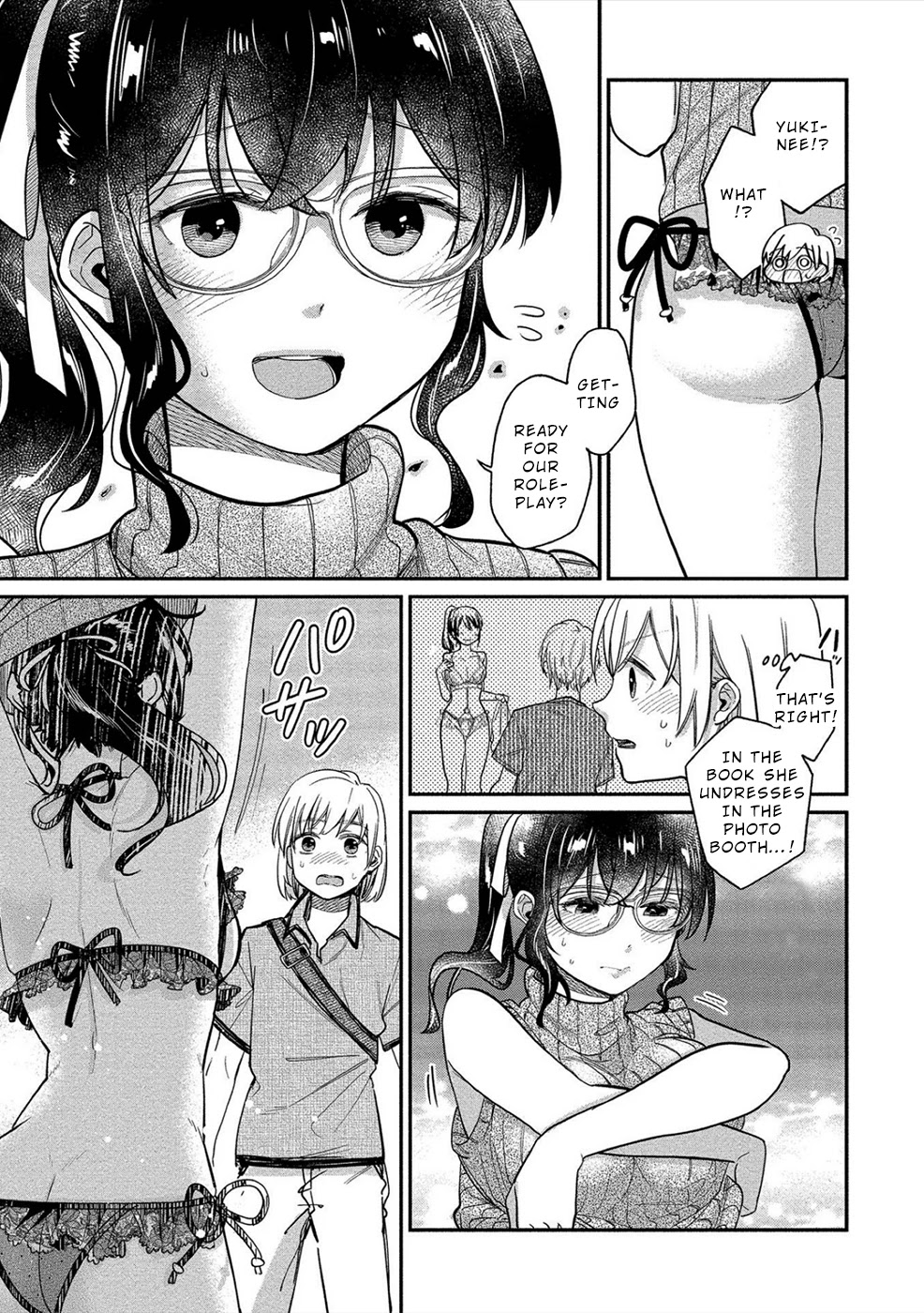 Yuki Nee-chan no Kan-nou Gokko Chapter 14 page 13 - Chapter 14: Virgin Date and Hidden Feelings