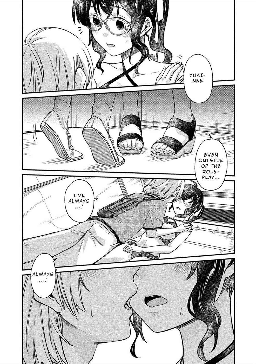 Yuki Nee-chan no Kan-nou Gokko Chapter 14 page 23 - Chapter 14: Virgin Date and Hidden Feelings