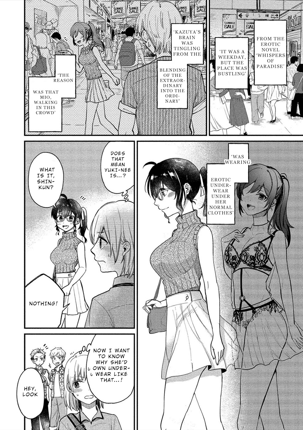 Yuki Nee-chan no Kan-nou Gokko Chapter 14 page 4 - Chapter 14: Virgin Date and Hidden Feelings