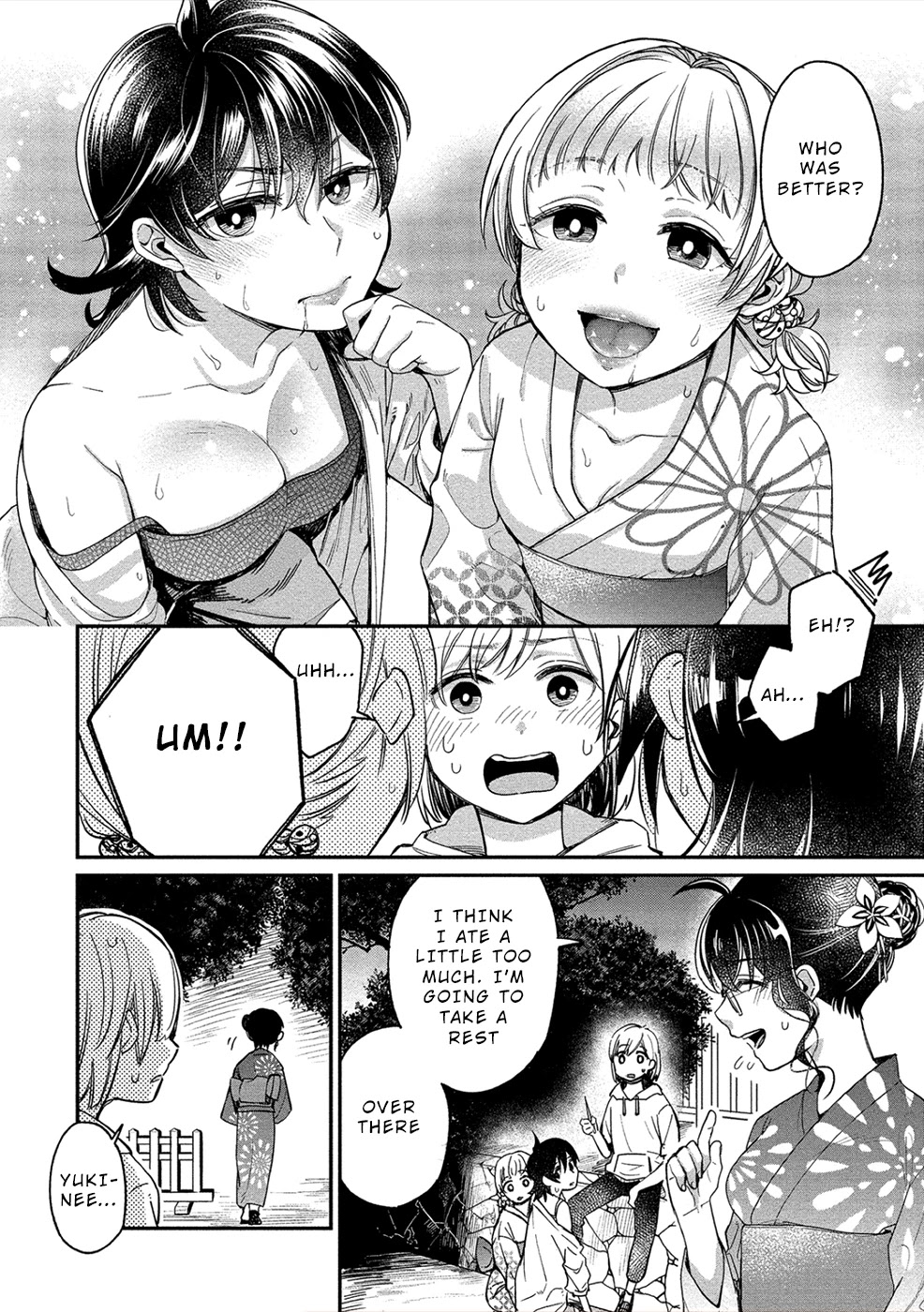 Yuki Nee-chan no Kan-nou Gokko Chapter 16 page 14 - Chapter 16: Summer Festival, New Expression