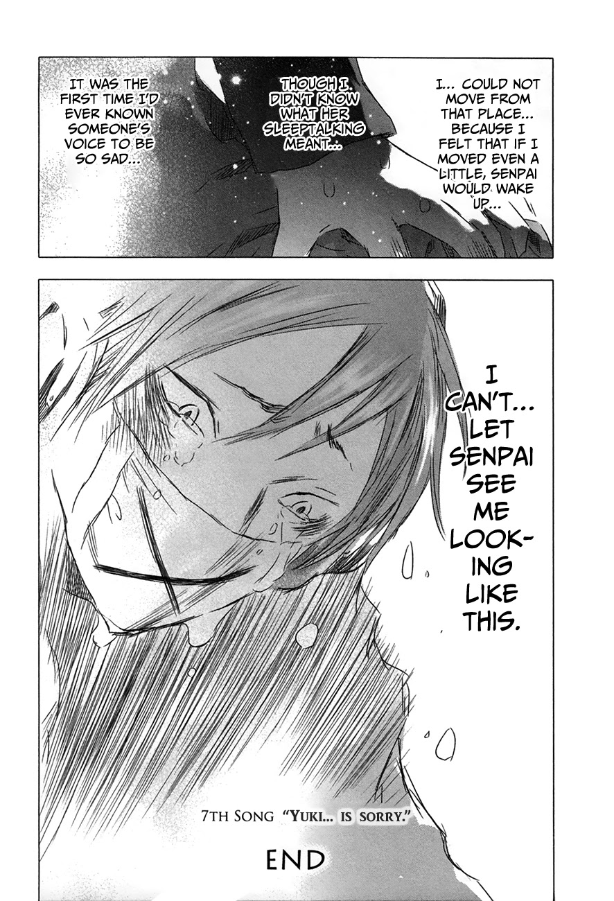 Yuki ni Tsubasa Chapter 30 page 15 - Chapter 30: Book 4, 7th Song - "Yuki... is sorry."