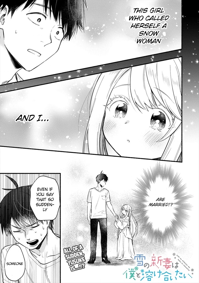 Yuki no Niiduma wa Boku to Tokeaitai Chapter 2 page 1 - Chapter 2