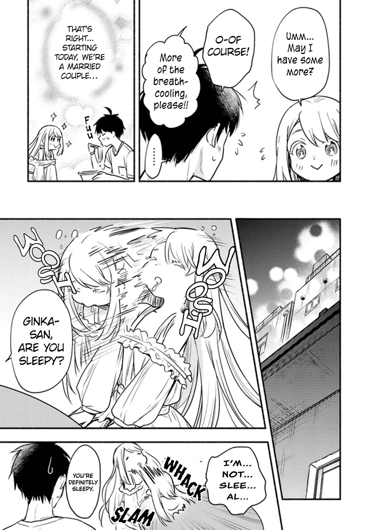 Yuki no Niiduma wa Boku to Tokeaitai Chapter 3 page 8 - Chapter 3: Spending my first night with my wife
