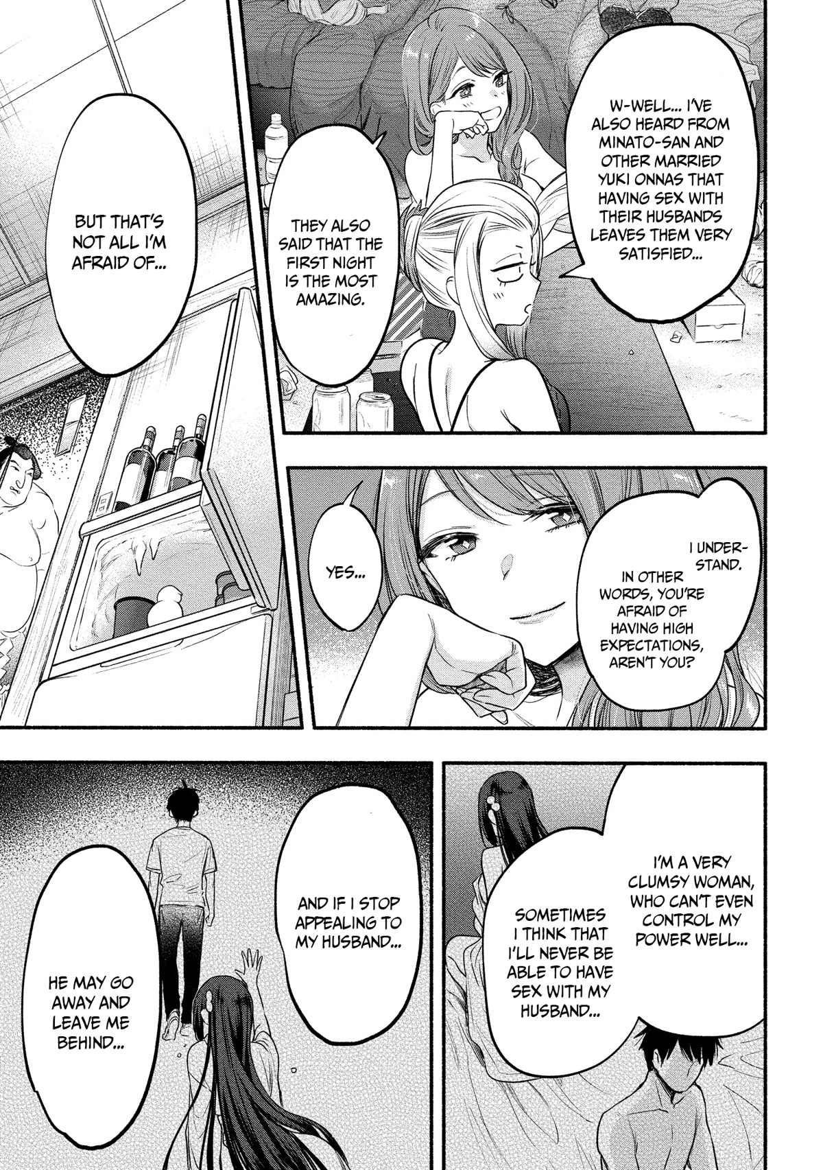 Yuki no Niiduma wa Boku to Tokeaitai Chapter 8 page 16 - Chapter 8: I thank my wife for undressing for me.