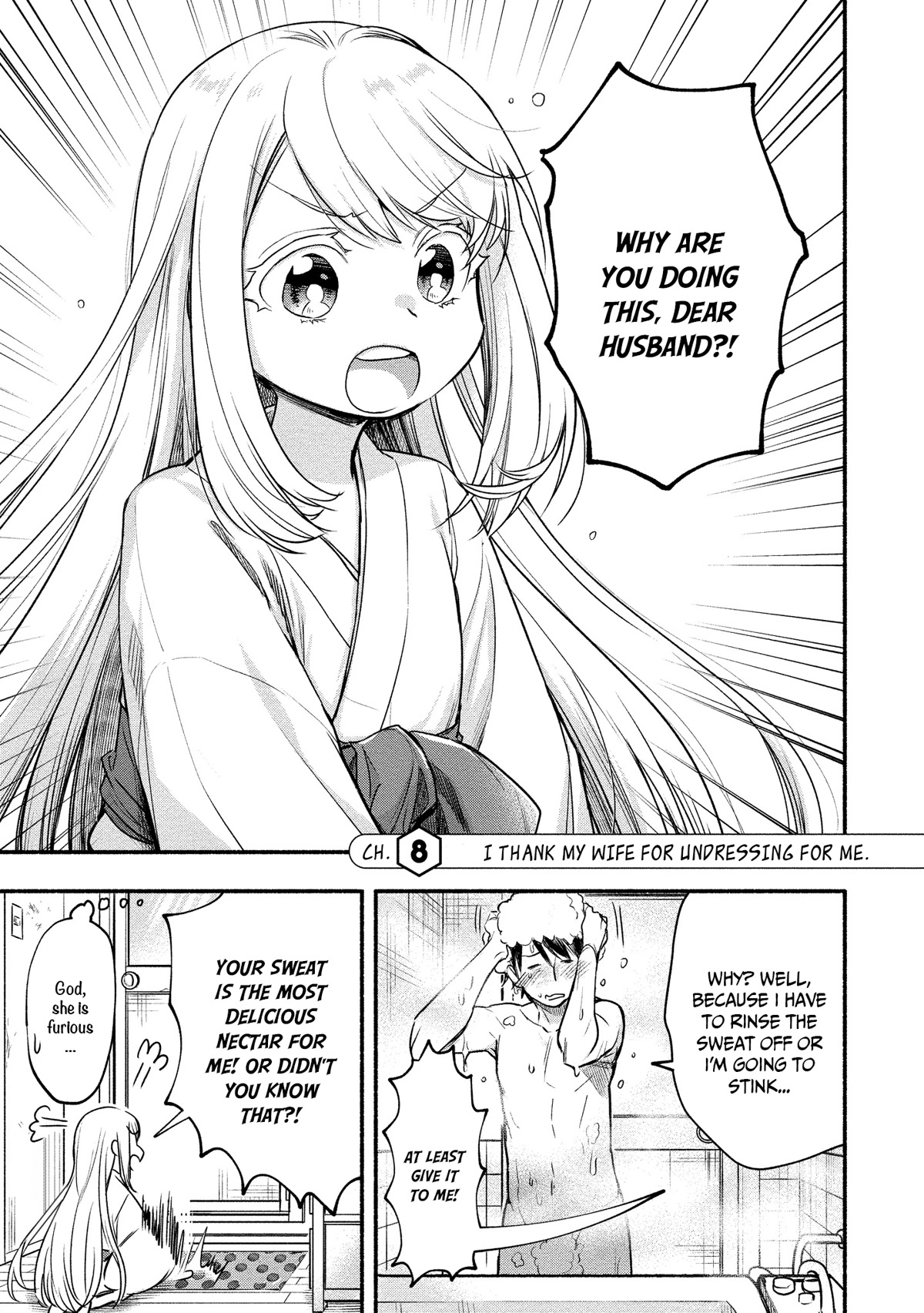 Yuki no Niiduma wa Boku to Tokeaitai Chapter 8 page 2 - Chapter 8: I thank my wife for undressing for me.