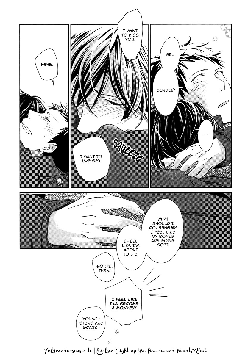 Yukimura-sensei to Kei-kun Chapter 4 page 29 - Chapter 4 : Light Up the Fire in Our Hearts