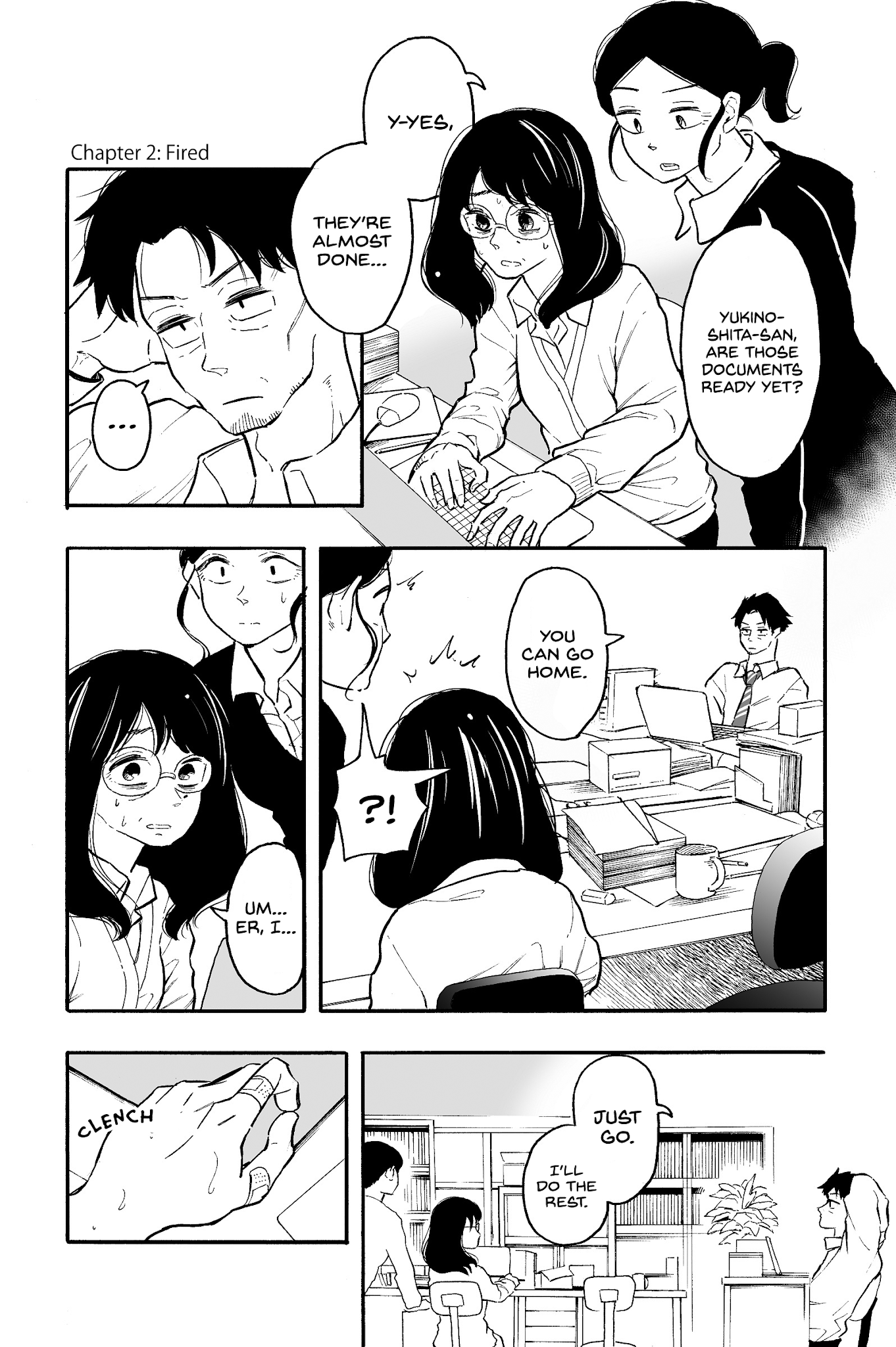 Yukinoshita-san and Her Manager Chapter 2 page 1 - Chapter 2: Fired