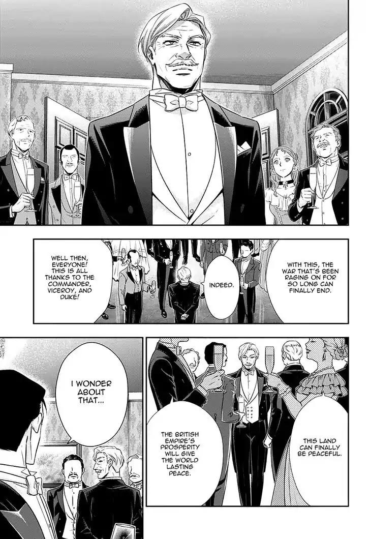Yukoku no Moriarty Chapter 13 page 35 - Chapter 13: The Man With The Golden Army Act.2