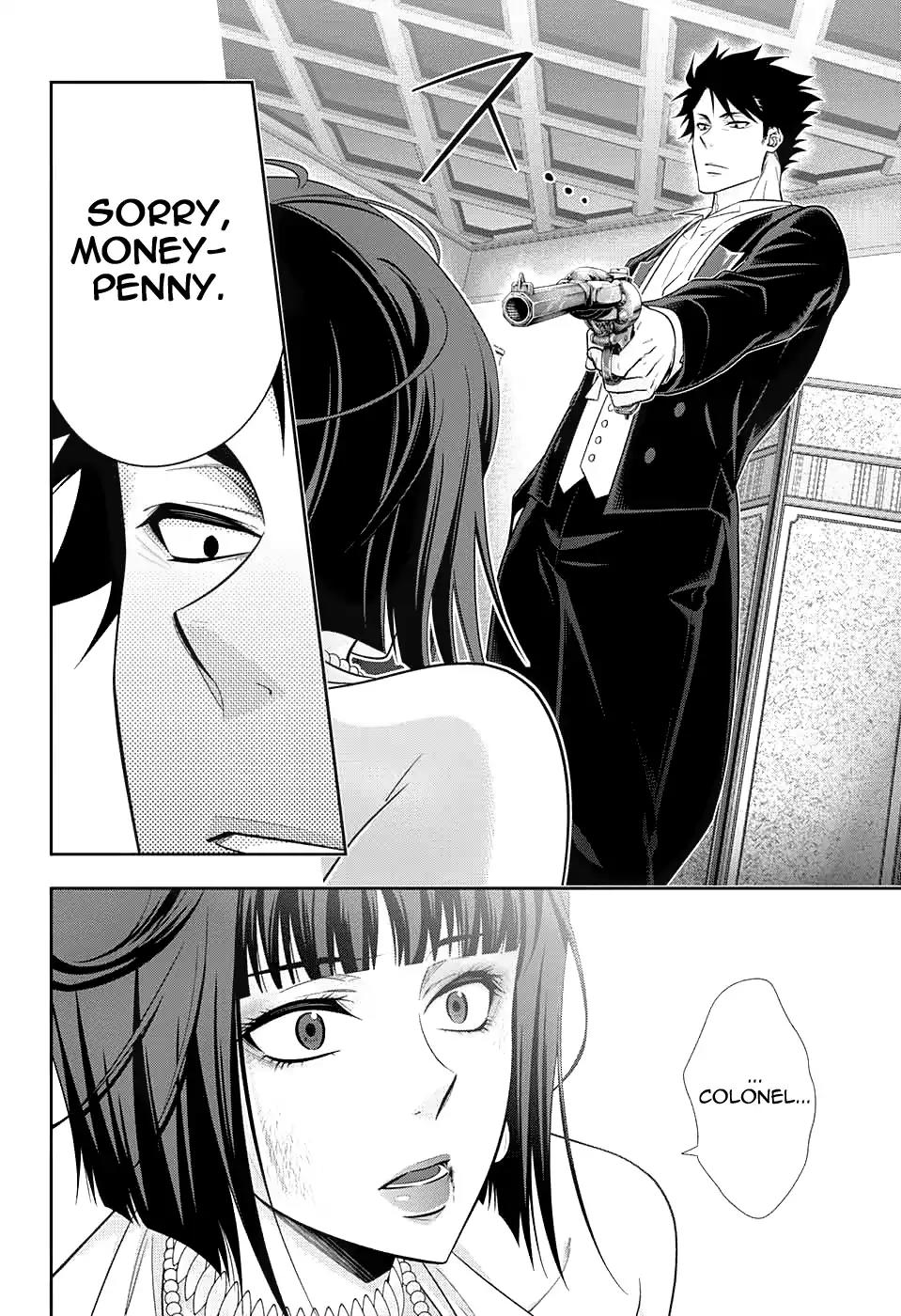 Yukoku no Moriarty Chapter 14 page 13 - Chapter 14: The Man With The Golden Army Act.3