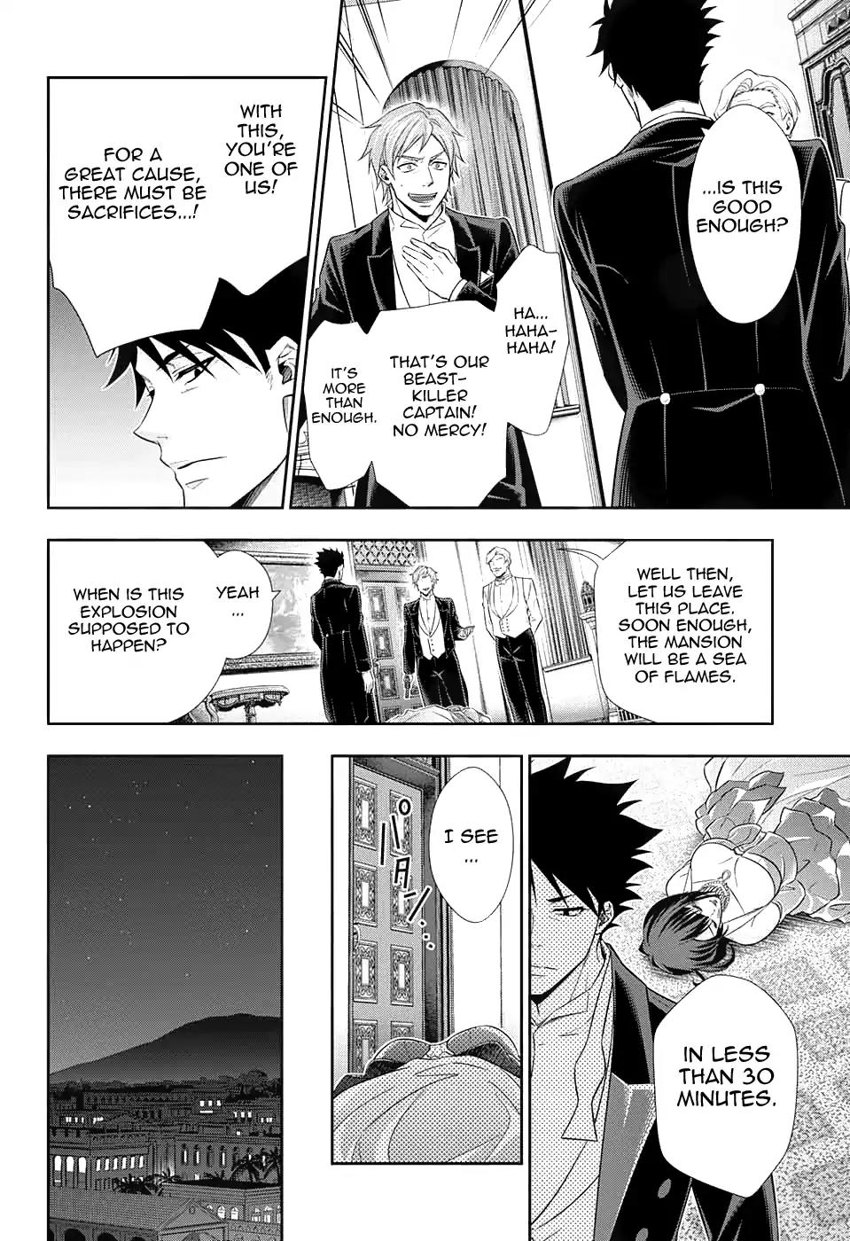 Yukoku no Moriarty Chapter 14 page 15 - Chapter 14: The Man With The Golden Army Act.3