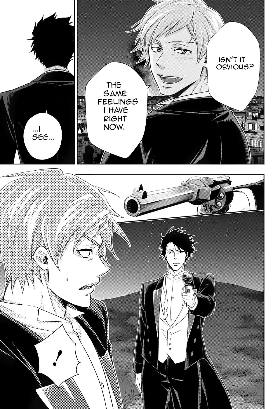 Yukoku no Moriarty Chapter 14 page 18 - Chapter 14: The Man With The Golden Army Act.3