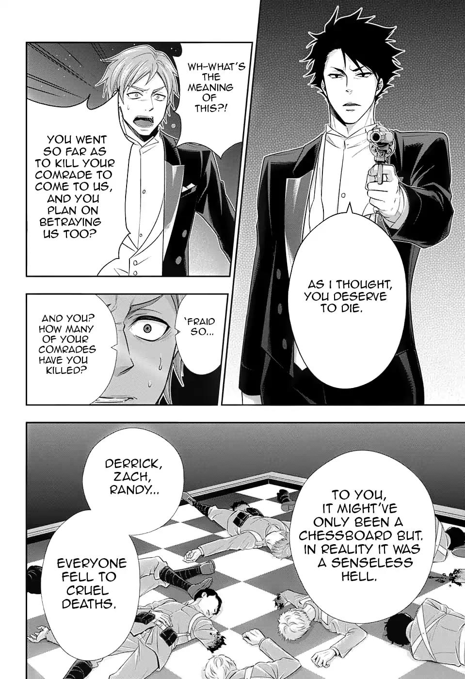 Yukoku no Moriarty Chapter 14 page 19 - Chapter 14: The Man With The Golden Army Act.3