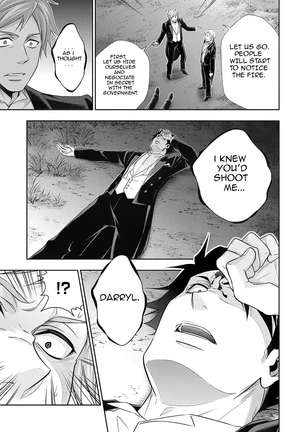 Yukoku no Moriarty Chapter 14 page 26 - Chapter 14: The Man With The Golden Army Act.3