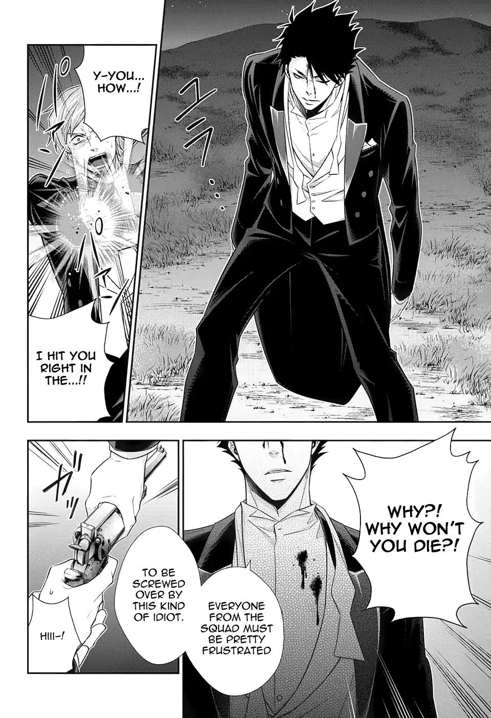 Yukoku no Moriarty Chapter 14 page 27 - Chapter 14: The Man With The Golden Army Act.3