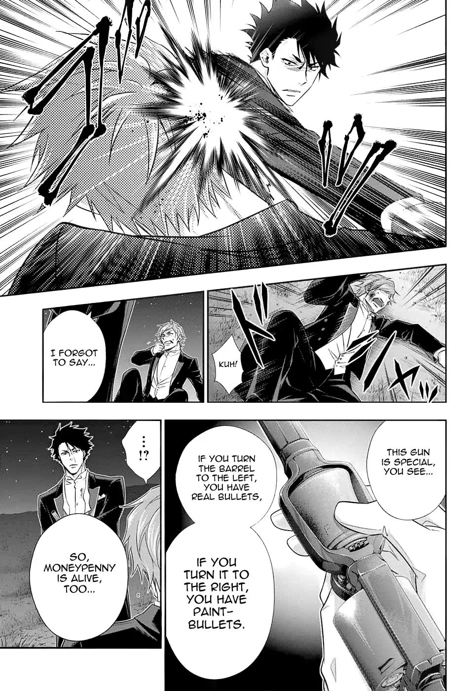 Yukoku no Moriarty Chapter 14 page 28 - Chapter 14: The Man With The Golden Army Act.3