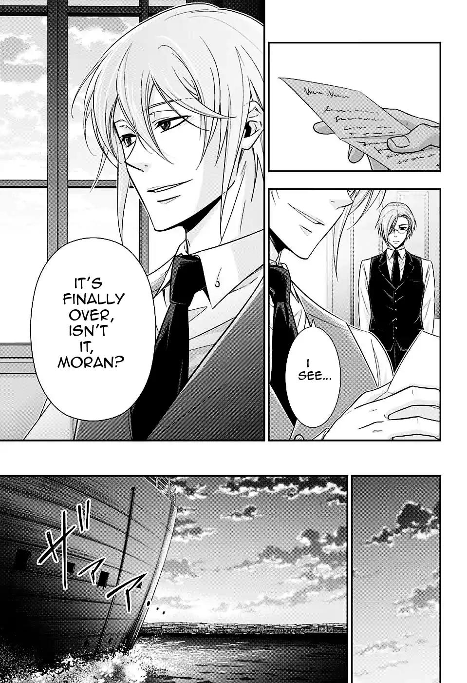 Yukoku no Moriarty Chapter 14 page 34 - Chapter 14: The Man With The Golden Army Act.3