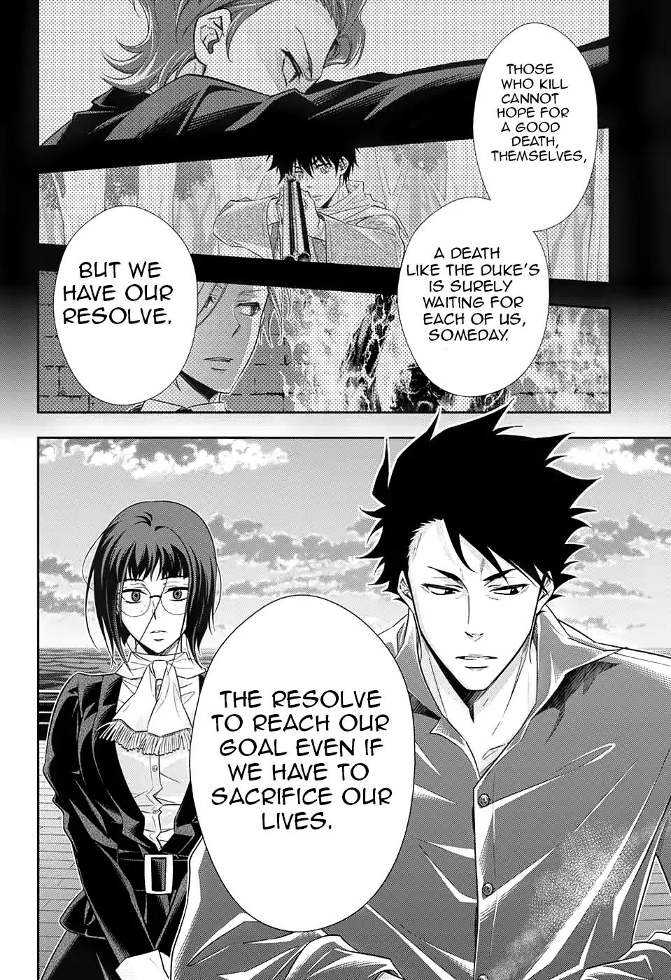 Yukoku no Moriarty Chapter 14 page 41 - Chapter 14: The Man With The Golden Army Act.3