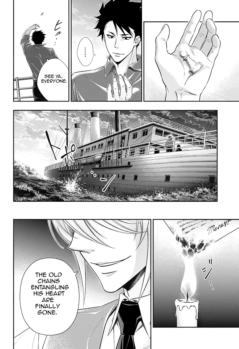 Yukoku no Moriarty Chapter 14 page 45 - Chapter 14: The Man With The Golden Army Act.3