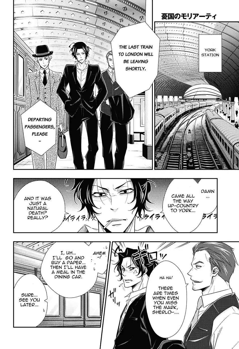 Yukoku no Moriarty Chapter 15 page 18 - Chapter 15: The Two Detectives Act.1