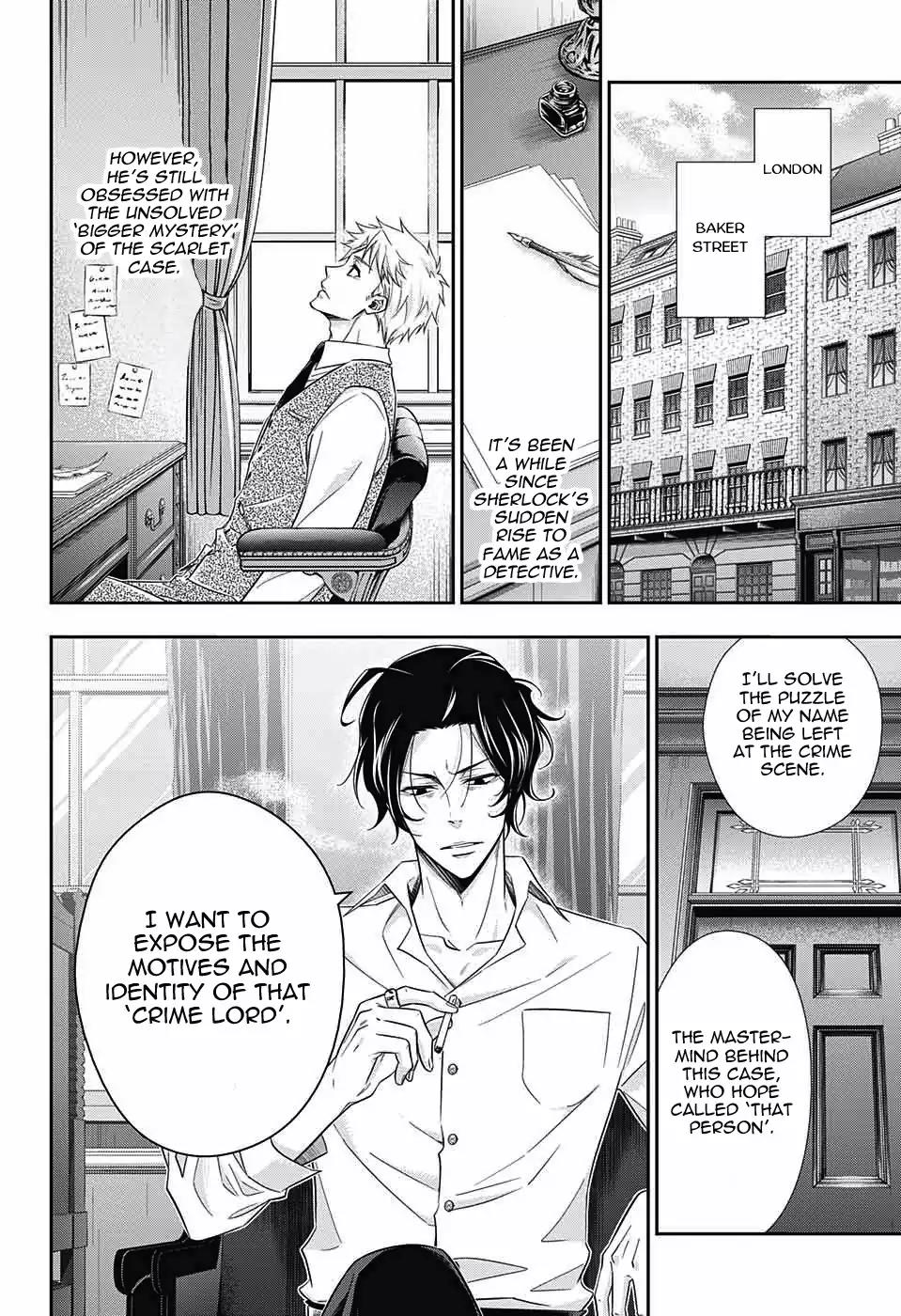 Yukoku no Moriarty Chapter 15 page 2 - Chapter 15: The Two Detectives Act.1