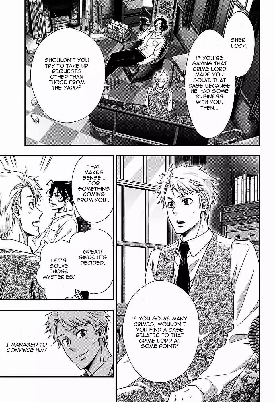 Yukoku no Moriarty Chapter 15 page 3 - Chapter 15: The Two Detectives Act.1