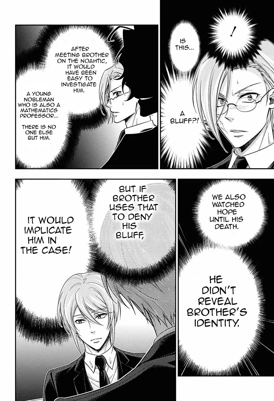Yukoku no Moriarty Chapter 15 page 34 - Chapter 15: The Two Detectives Act.1