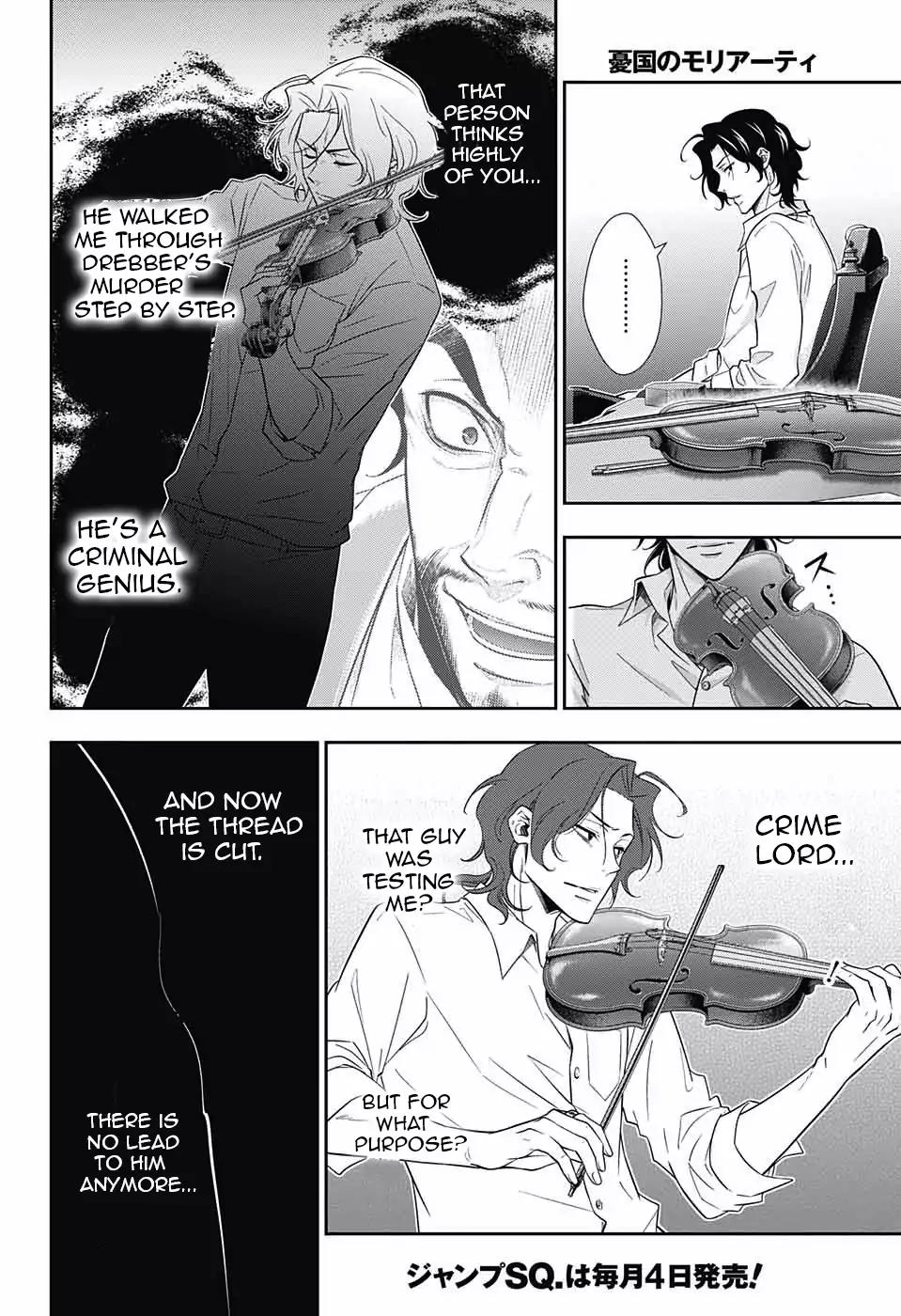 Yukoku no Moriarty Chapter 15 page 6 - Chapter 15: The Two Detectives Act.1