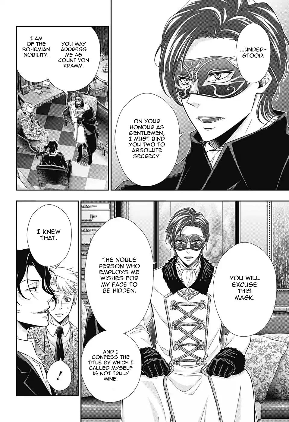 Yukoku no Moriarty Chapter 17 page 30 - Chapter 17: A Scandal In British Empire: Act 1