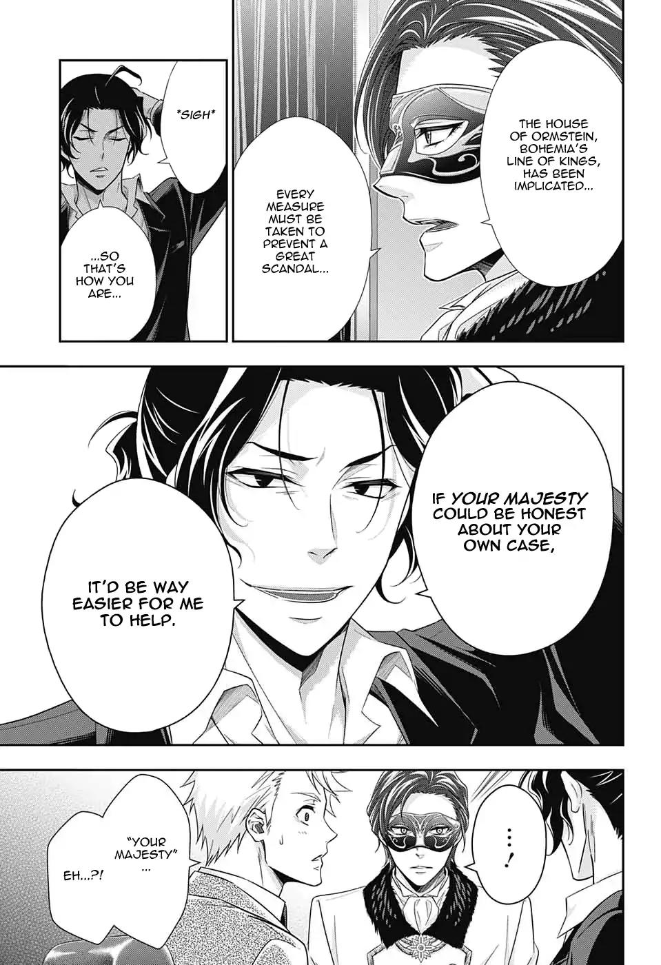 Yukoku no Moriarty Chapter 17 page 31 - Chapter 17: A Scandal In British Empire: Act 1
