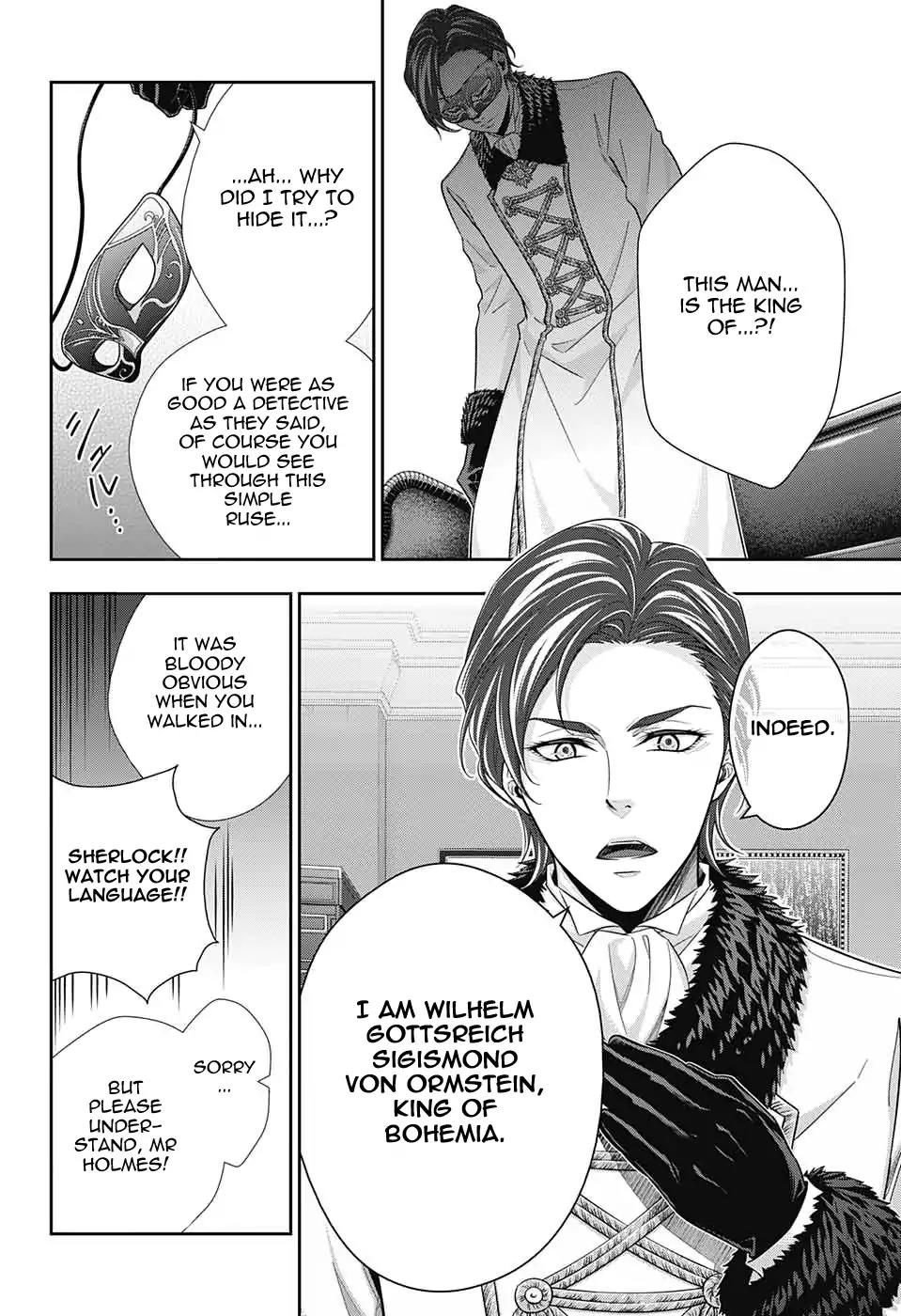 Yukoku no Moriarty Chapter 17 page 32 - Chapter 17: A Scandal In British Empire: Act 1