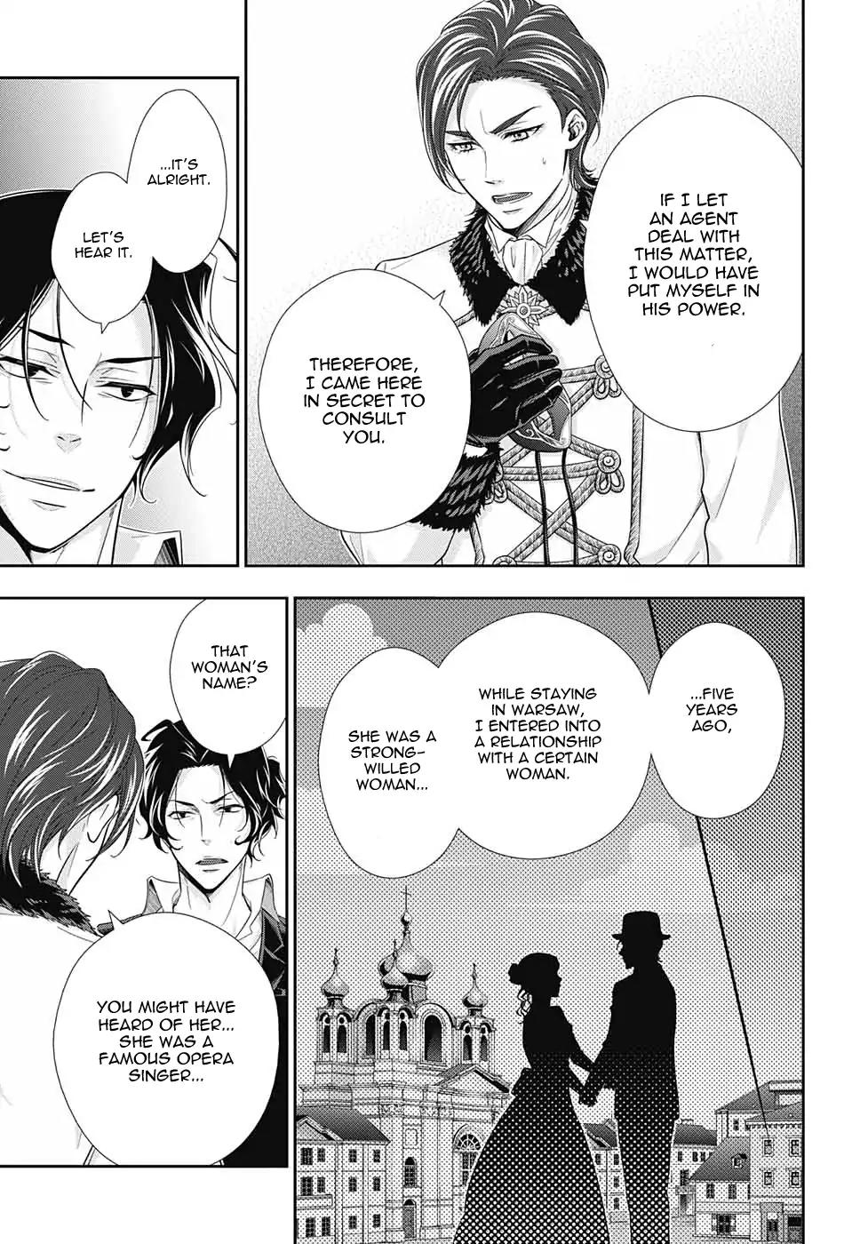Yukoku no Moriarty Chapter 17 page 33 - Chapter 17: A Scandal In British Empire: Act 1