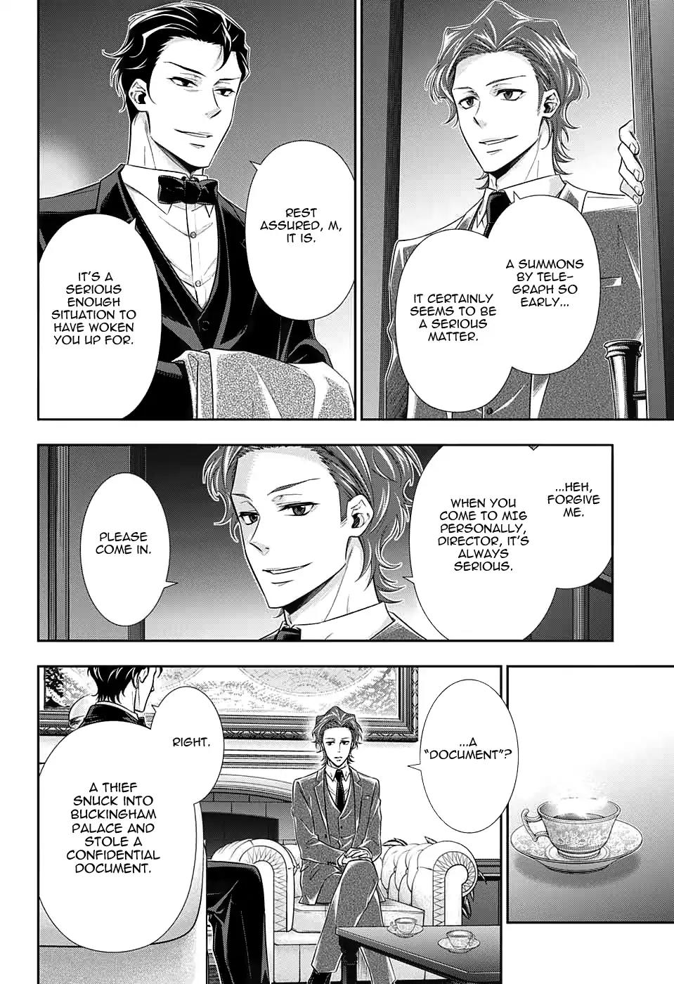 Yukoku no Moriarty Chapter 17 page 4 - Chapter 17: A Scandal In British Empire: Act 1