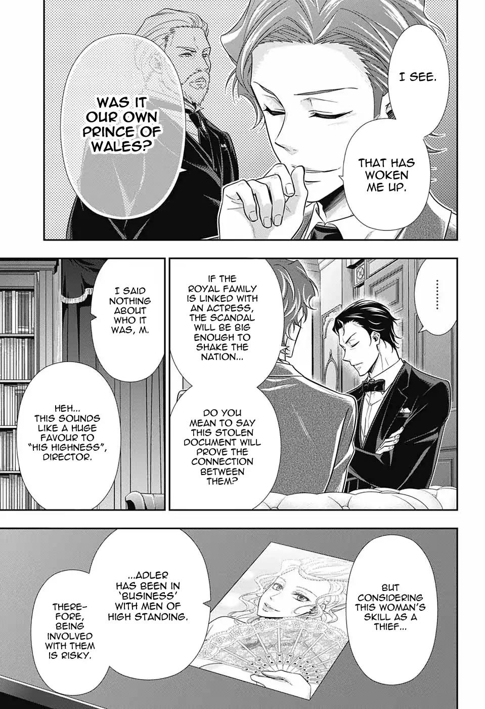 Yukoku no Moriarty Chapter 17 page 7 - Chapter 17: A Scandal In British Empire: Act 1