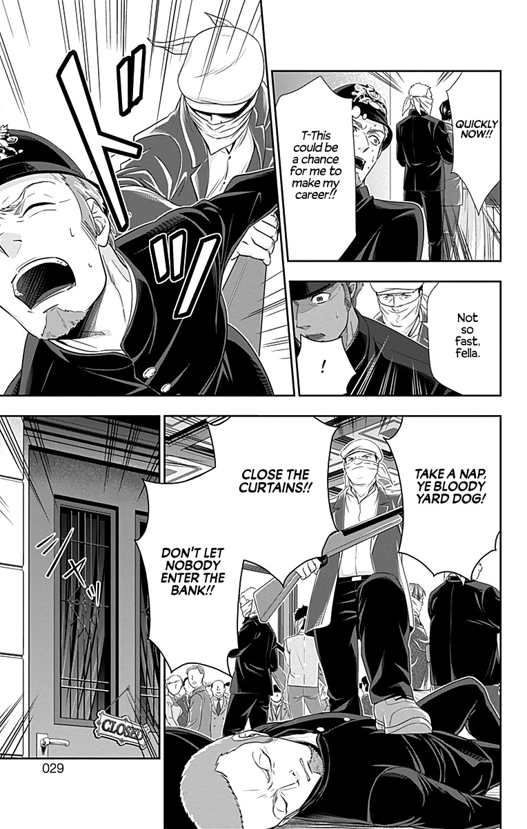 Yukoku no Moriarty Chapter 24 page 21 - Chapter 24: The Adventure of Four Servants