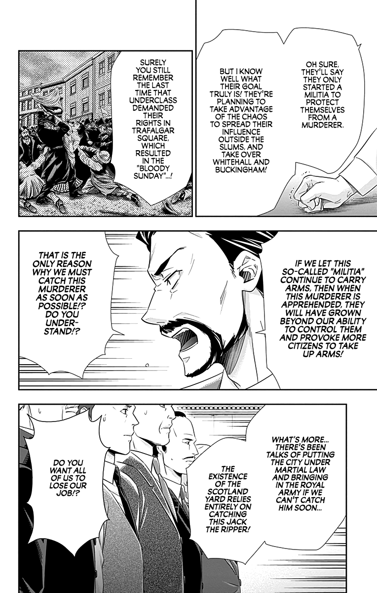Yukoku no Moriarty Chapter 25 page 28 - Chapter 25: The Phantom of Whitechapel Act 1