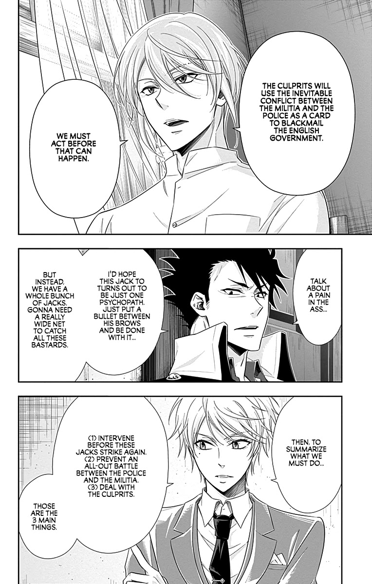 Yukoku no Moriarty Chapter 26 page 10 - Chapter 26: The Phantom of Whitechapel Act 2