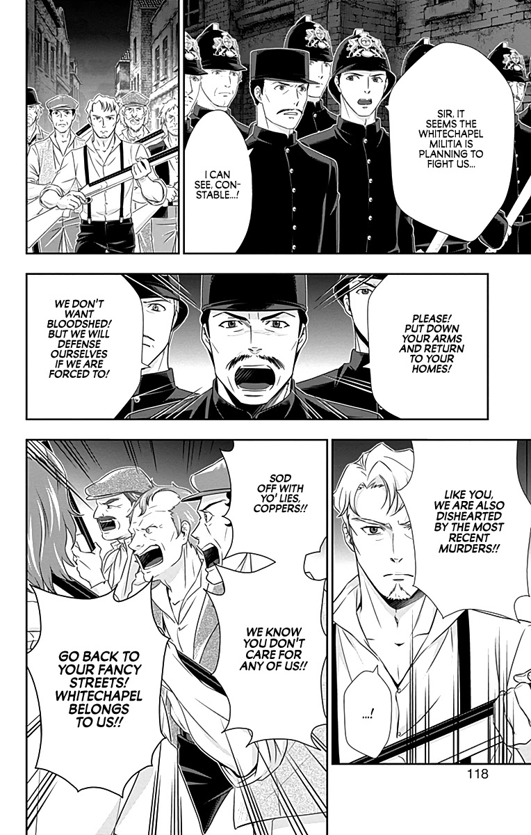Yukoku no Moriarty Chapter 26 page 18 - Chapter 26: The Phantom of Whitechapel Act 2