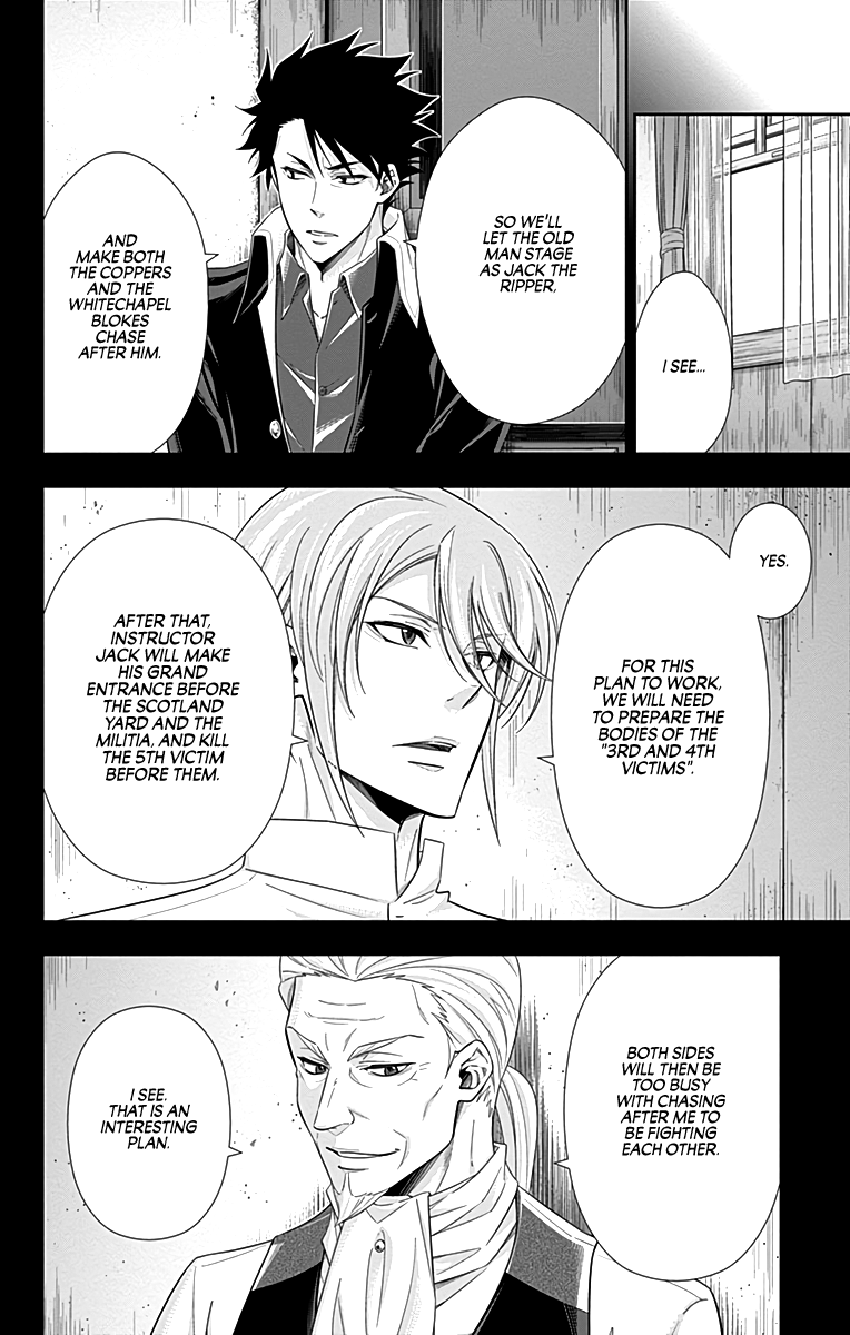Yukoku no Moriarty Chapter 26 page 40 - Chapter 26: The Phantom of Whitechapel Act 2