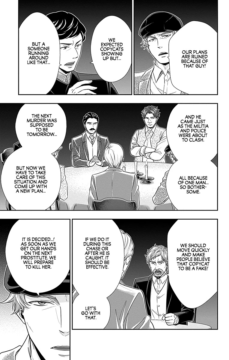 Yukoku no Moriarty Chapter 27 page 45 - Chapter 27: The Phantom of Whitechapel Act 3