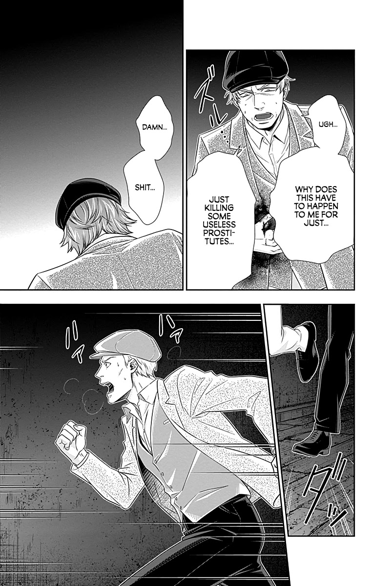 Yukoku no Moriarty Chapter 28 page 18 - Chapter 28: The Phantom of Whitechapel Act 4