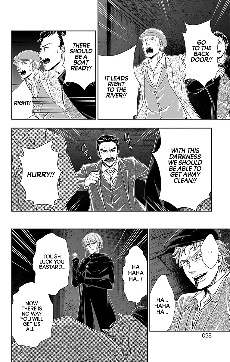 Yukoku no Moriarty Chapter 28 page 19 - Chapter 28: The Phantom of Whitechapel Act 4