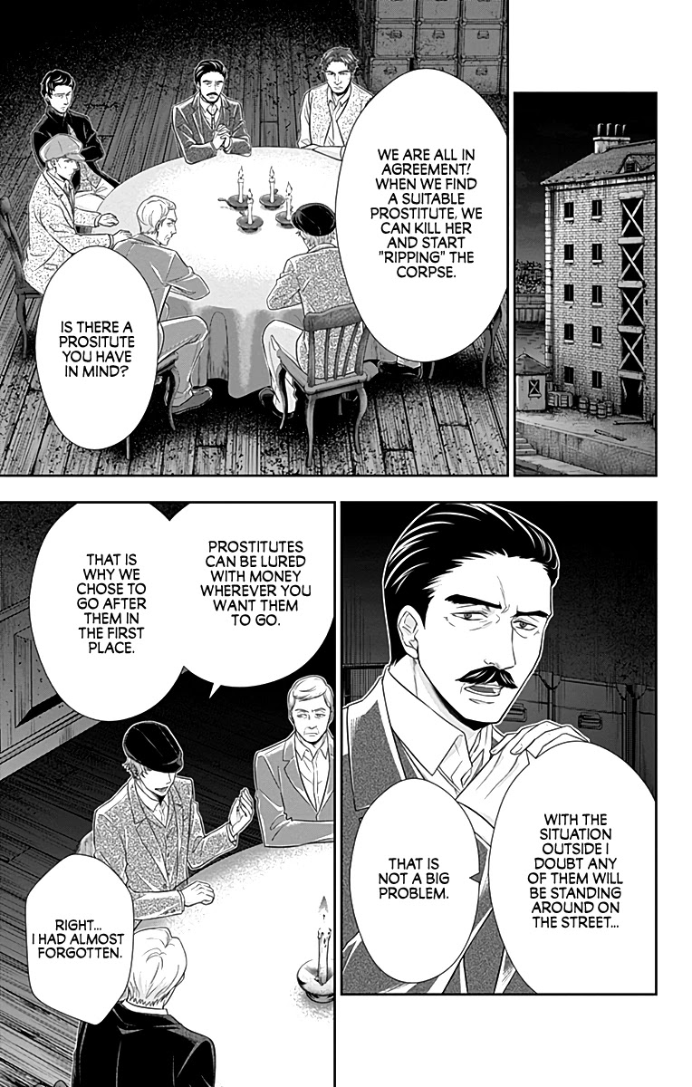 Yukoku no Moriarty Chapter 28 page 2 - Chapter 28: The Phantom of Whitechapel Act 4