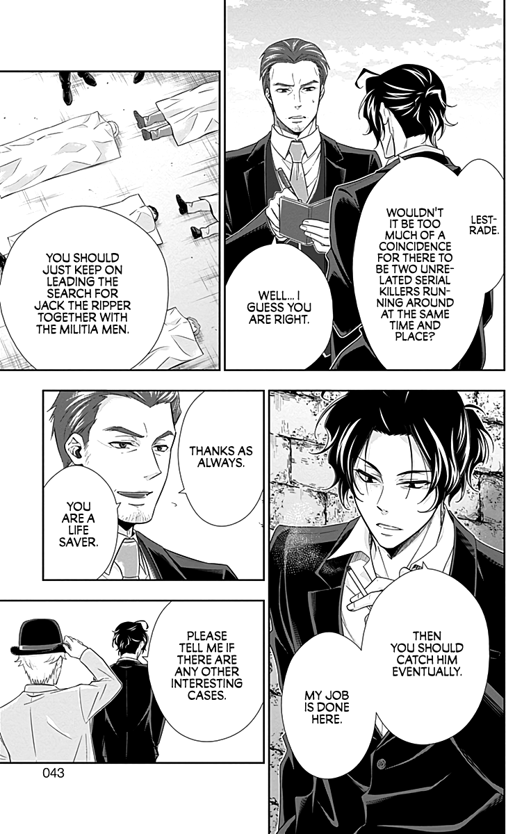 Yukoku no Moriarty Chapter 28 page 34 - Chapter 28: The Phantom of Whitechapel Act 4
