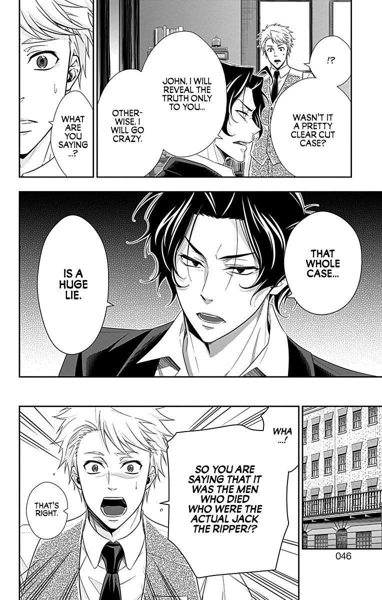 Yukoku no Moriarty Chapter 28 page 37 - Chapter 28: The Phantom of Whitechapel Act 4